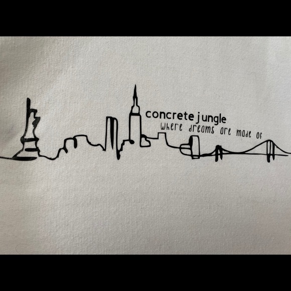 concrete jungle custom crewneck:) - Picture 3 of 3